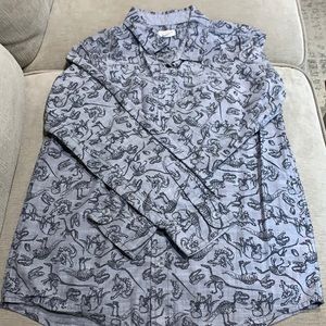 Cat & Jack Dinosaur Button Up